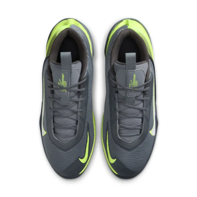 【NIKE 耐吉】籃球鞋 男鞋 運動鞋 包覆 緩震 G.T. JUMP ACADEMY EP 灰螢光綠 HF1804-004