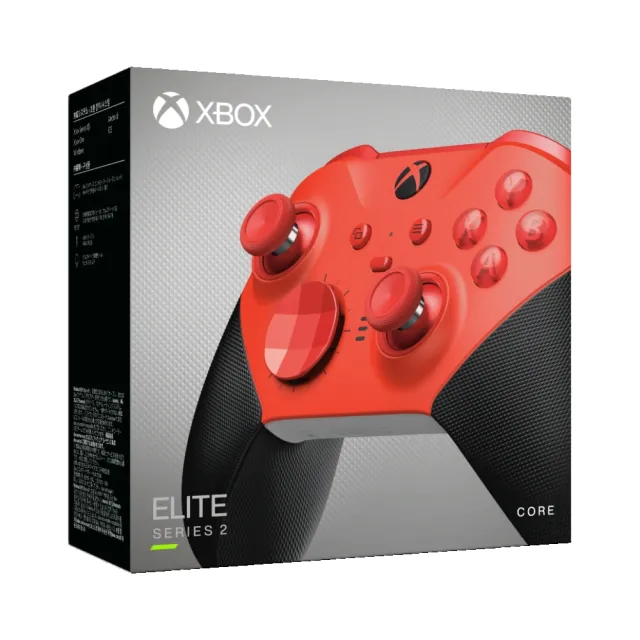 【Microsoft 微軟】XBOX Elite Series 2 菁英手把 無線控制器 輕裝版(紅色)