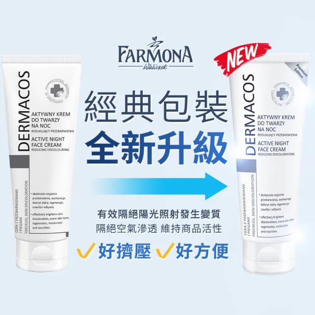 即期品【FARMONA】絕版品-淡斑亮顏-專科美白高效淡斑霜6入(歐洲美白教母推薦特談補貨)