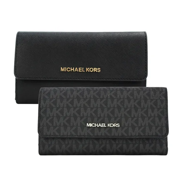 【COACH】&Michael Kors經典款緹花男女短夾/長夾/萬用夾(多款選)
