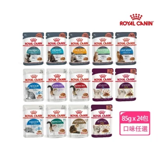 【ROYAL 法國皇家】貓咪專用濕糧餐包85g-24包(歐洲進口 主食罐 餐包 幼貓 成貓 熟齡貓 全齡貓)