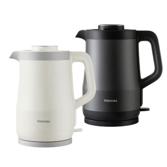 【TOSHIBA 東芝】316雙層防傾倒1.5L快煮壺 KT-15DRTTW(快煮壺 雙層隔熱 大功率)