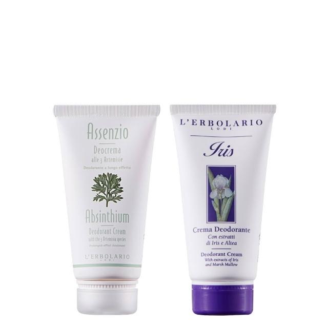 【L’ERBOLARIO 蕾莉歐】保濕香體乳50ml-苦艾、鳶尾花(任選兩入) (止汗流香、制汗乾爽、減少異味 )