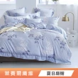 綠的寢飾 石墨烯/萊賽爾 天絲兩用被床包組-單/雙/加/特大(素色&印花多款任選/床高35公分/涼感涼被)