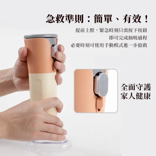 【Suniwin】自動防噎輔助器/ 恢復氣管通暢輔助器/咽喉部負壓吸引器Fac1(阻塞/窒息/自救/緊急/便攜)