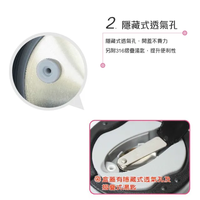 【PERFECT 理想】極緻316可提式燜燒鍋2000cc(台灣製造316)