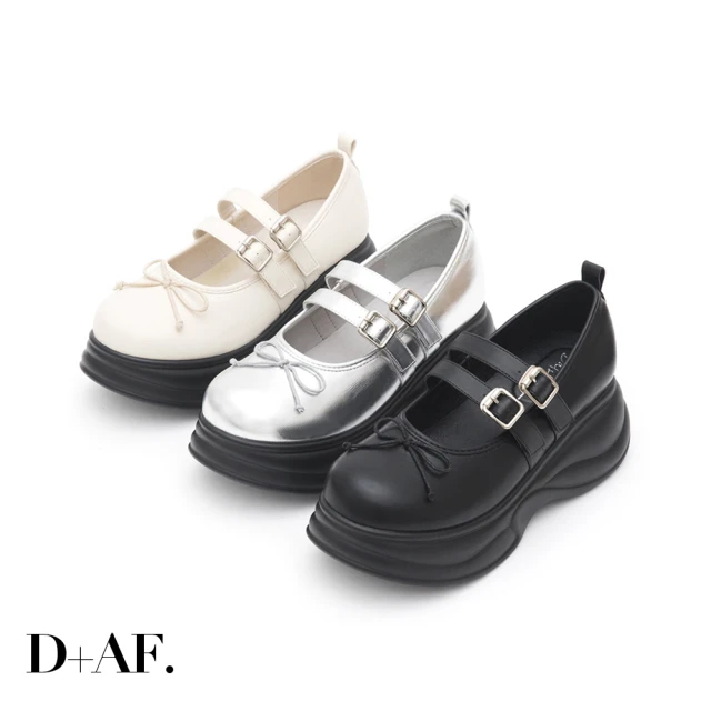 【D+AF】龐克芭蕾雙帶厚底瑪莉珍鞋