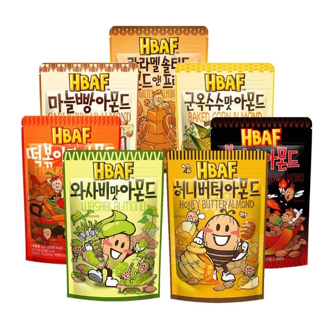 【HBAF】韓國杏仁果120g(口味任選)
