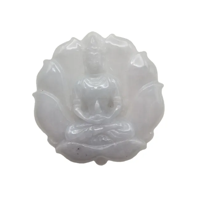 【藏古祥館】翡翠蓮花觀音 SBA01(宗教開運  翡翠)