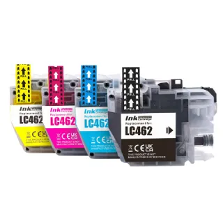 【TC】BROTHER 四色任選 LC462 BK/C/M/Y 副廠相容墨水匣(適用 BROTHER MFC-J2340DW MFC-J3940DW)