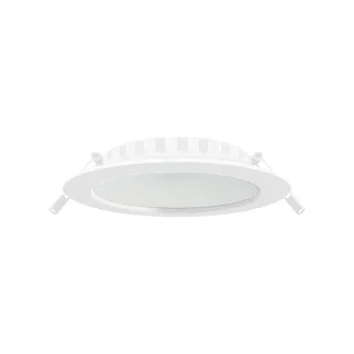 【金亮】4入組｜8W LED平面崁燈 開孔9cm(高亮度、高演色性、廣角、散光、快速接頭)