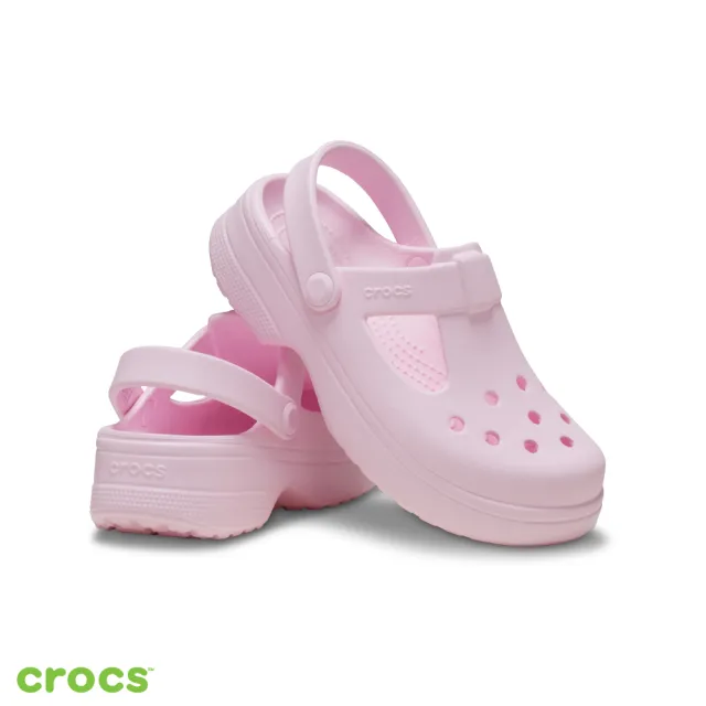【Crocs】童鞋 經典瑪麗珍克駱格 洞洞鞋(210615)