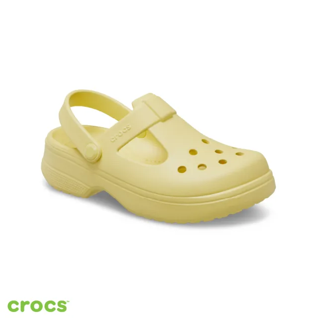 【Crocs官方直營】童鞋 經典瑪麗珍克駱格 洞洞鞋(210615)