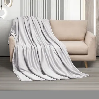 【MIT iLook】買1送1 台灣製 石墨烯 60支100%天絲涼被 四季被(150X180cm 300織 精美框)