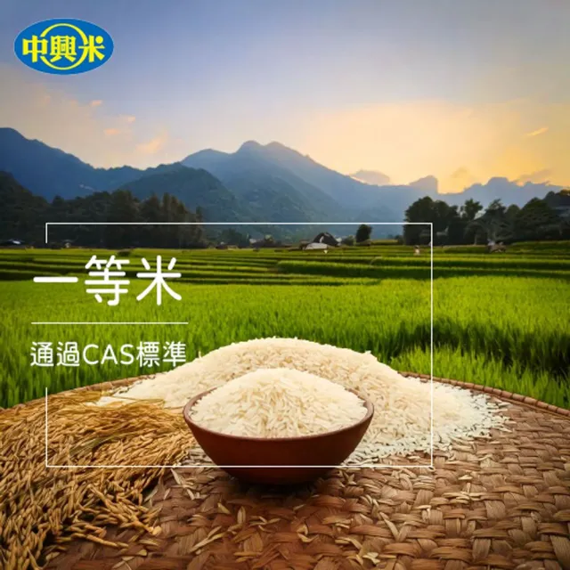 【中興米】平安發財米1kg x5包/箱購(拜拜祈福首選 以米代金更環保)