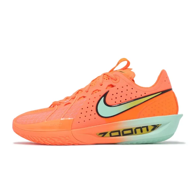 【NIKE 耐吉】籃球鞋 G.T. Cut 3 EP 男鞋 橘 綠 抗扭 穩定 運動鞋 DV2918-800