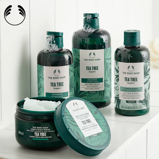 【THE BODY SHOP 美體小舖】茶樹淨化洗髮精-250ML