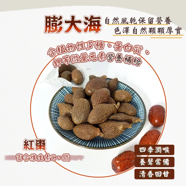 【蔘大王】膨大海茶組（150gX2）(潤喉養聲幫助消化  老師重度用嗓者好夥伴 胖大海茶 澎大海茶 蓬大海茶)