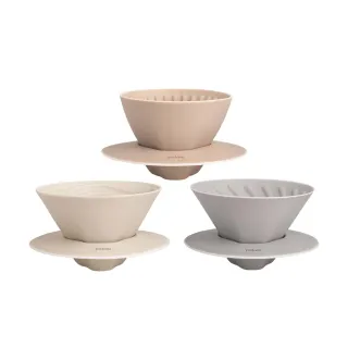 【Palatti】全陶瓷萬能咖啡濾杯套裝組(02濾杯/1-4人份/手沖咖啡/陶瓷濾杯)