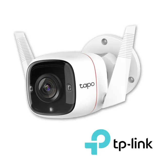 (128G記憶卡組)【TP-Link】Tapo C310 3MP 300萬畫素戶外WiFi無線網路攝影/ 監視器 IP CAM(IP66防水)