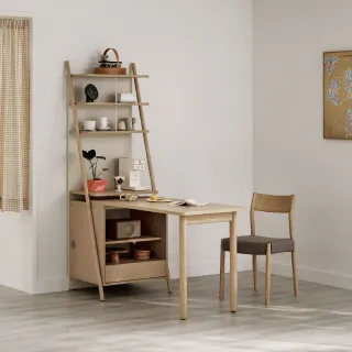 【iloom 怡倫家居】REMA 600型餐桌收納櫃 含延伸桌(收納櫃 餐櫥櫃 櫃子 木質櫃 桌子)