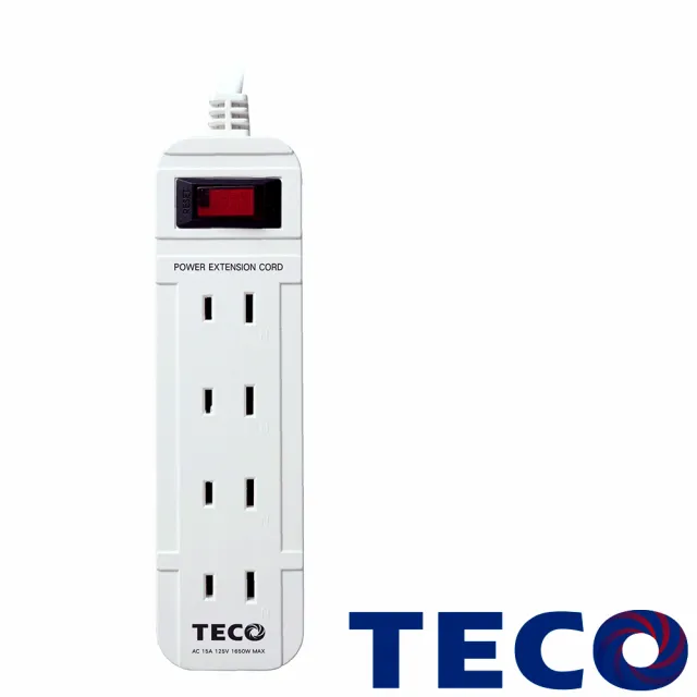 【TECO 東元】一開四插轉接電源線組(XYFWL214T6)