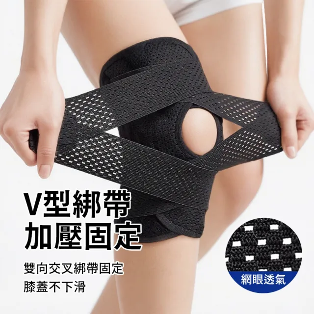 【Friyu】新八代透氣半月板運動護膝套 日式薄型減壓髕骨帶 1隻入