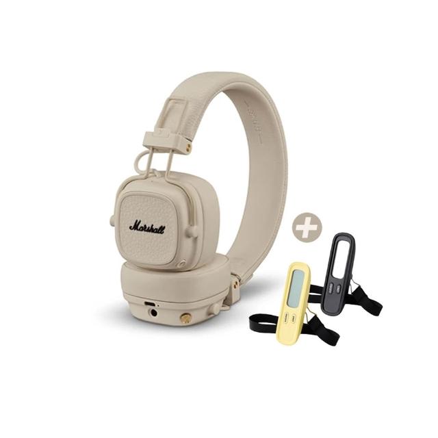 【Marshall】贈旅行行李秤★Major V藍牙耳罩式耳機 第五代(公司貨 奶油白)