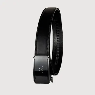 【VOVA 沃汎】職場型男 造型拉絲紋自動扣皮帶-鎗色(VA019-007-SGU) 送禮推薦