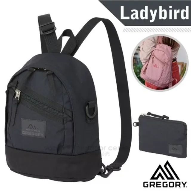 【Gregory】LADYBIRD 2WAY MINI 4L 兩用多用途迷你後背包+手挽袋(131370 黑)
