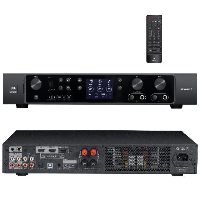 音圓 JBL BEYOND 3 組動圈式伴唱機，專為家用設計，提供高品質KTV娛樂體驗。包含擴大機、喇叭、麥克風接收機及點歌機，支援專業伴唱功能，讓您在家輕鬆享受演唱樂趣。適用於家庭聚會，保固期2年（擴大機/喇叭/麥克風接收機保固二年，點歌機保固一年，消耗品及贈品無保固）。優異音質，簡單安裝，完美家用KTV解決方案。