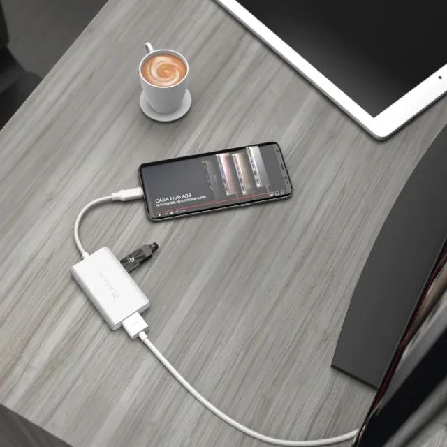 【ADAM 亞果元素】Hub A01m 四合一 USB-C HUB集線器 4K顯示(一秒擴充MacBook Air)
