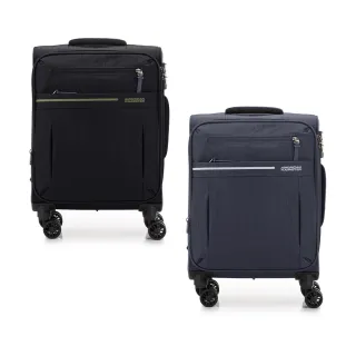 【AMERICAN TOURISTER 美國旅行者】20吋 SKY BLAZE 前開式/上掀式可擴充輕量布面軟殼行李箱/布箱(多色可選)