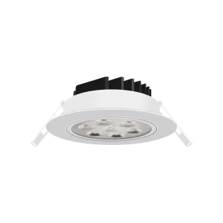 【金亮】4入組｜5W LED投射崁燈 全光譜 開孔7.5cm(高演色性、可調角度、聚焦、快速接頭)
