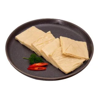 【巧食家】非基改黃金千層豆包X4包(300g/10片/包)