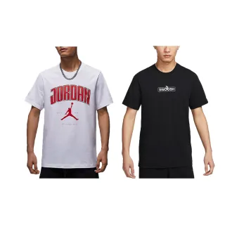 【NIKE 耐吉】短袖 T恤 上衣 背心 喬丹 JORDAN 男 女 運動 休閒 LOGO T 黑白灰 多款(FV0376133&)