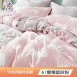 【巴麗維亞 買一送一】100%天絲床包枕套組(單/雙/加大/特大  多款任選)