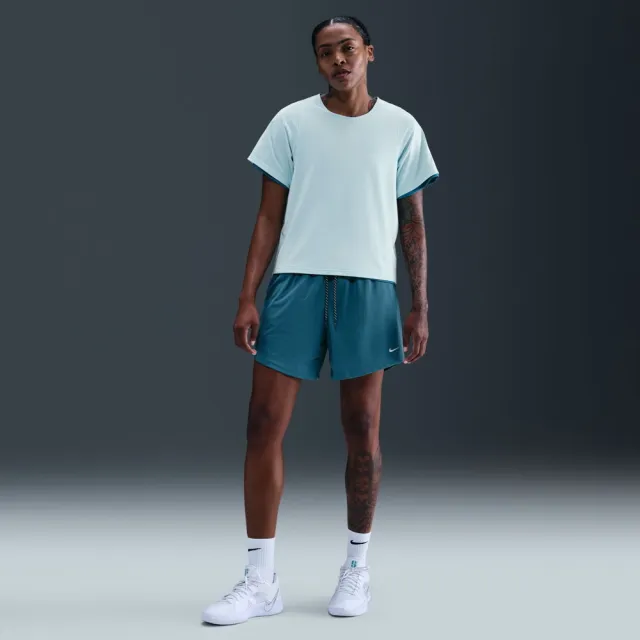 【NIKE 耐吉】短褲 女 AS U NK DF SABRINA SIG REV SHR 運動 休閒 莎賓娜 雙面 兩穿 Dri-FIT 藍(IF3351415)