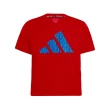 【adidas 愛迪達】兒童吸濕排汗透氣短袖上衣-兩件組(短T 大童 男童 女童 彈性 透氣 快乾 經典)