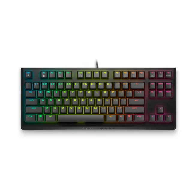 【DELL 戴爾】Alienware 外星人 87鍵 機械電競遊戲專用鍵盤(580-AKTX/精巧/便攜/高效能)