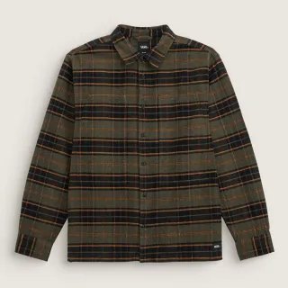 【VANS 官方旗艦】Premium LX Flannel 紫色/綠色法蘭絨長袖襯衫