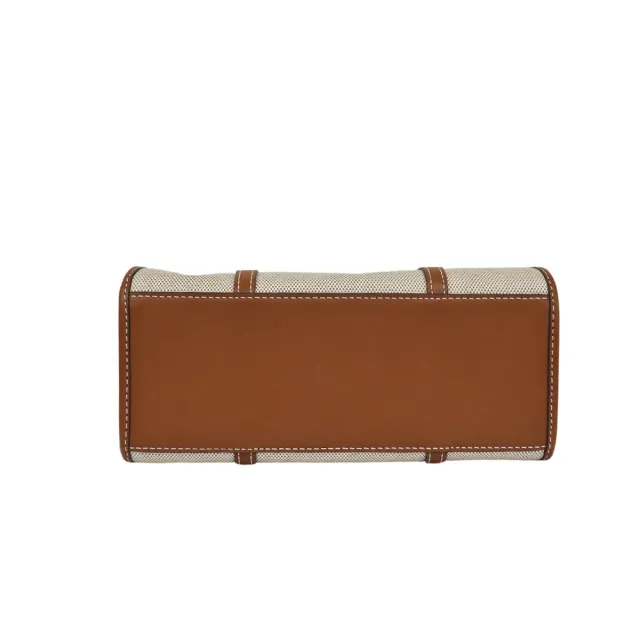 【TORY BURCH】TORY BURCH BLAKE  專櫃中款 帆布 托特包 側背包(贈原廠防塵袋紙袋)