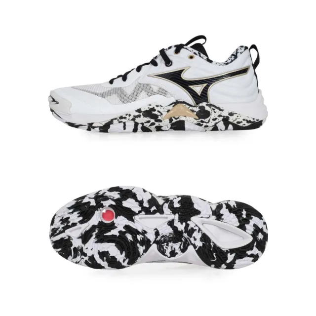 【MIZUNO 美津濃】WAVE MOMENTUM ELITE 男女排球鞋-運動(V1GA251241)