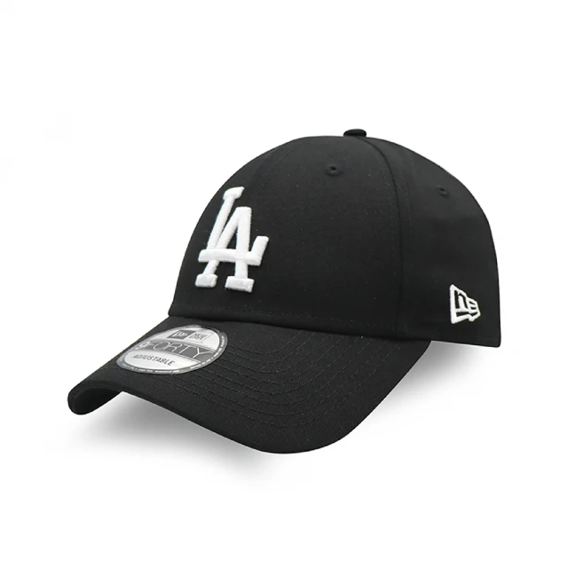 【NEW ERA】棒球帽 940 Logo Los Angeles Dodgers 洛杉磯道奇 黑 老帽 帽子 LA(NE12141608)