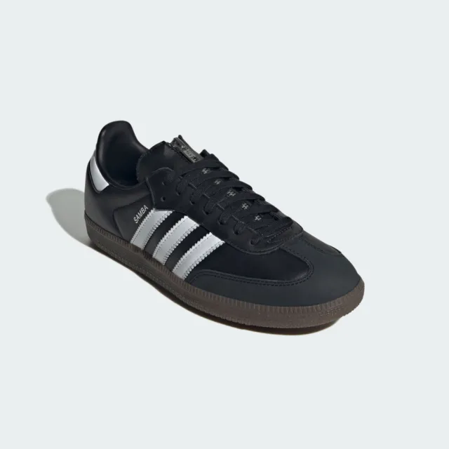 【adidas 愛迪達】Samba OG 男女 運動休閒鞋 德訓鞋 復古 舒適 黑 白(JQ8835)