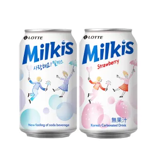 【Lotte 樂天】優格風味碳酸飲340mlx24入/箱(口味任選)