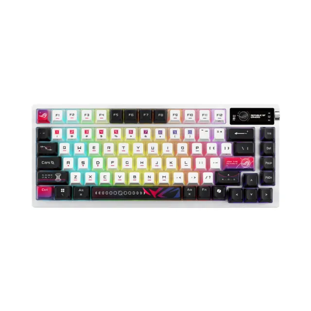 【ASUS 華碩】ROG Azoth X 無線電競鍵盤(雪軸)