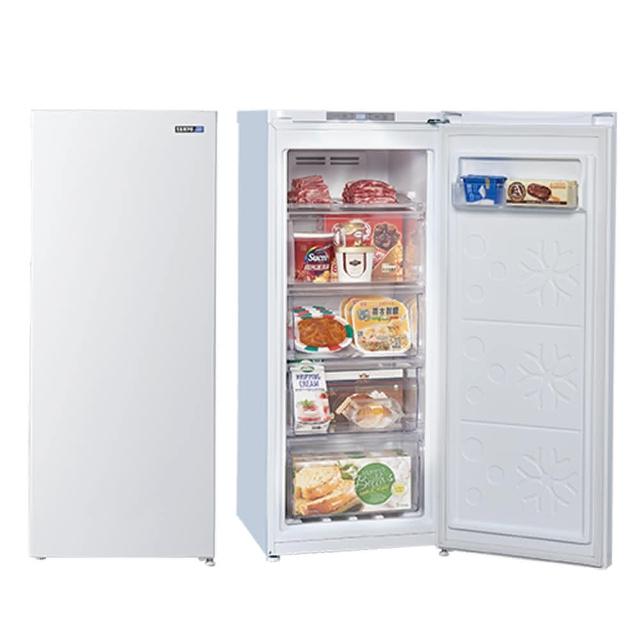 【SAMPO 聲寶】125公升風冷無霜變頻直立式冷凍櫃SRF-125FD(含拆箱定位+舊機回收)