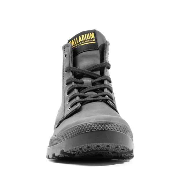 【Palladium】PAMPA CONTINENTAL LTH皇家恩菲爾德聯名經典皮革軍靴/休閒鞋-男鞋/女鞋-黑(74373-008-M)