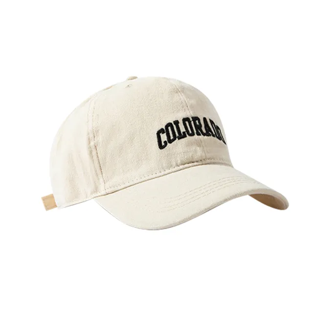 【匠心選品】美式經典刺繡字母棒球帽(休閒棒球帽 中性鴨舌帽 復古老帽 防曬遮陽帽 可調節帽)